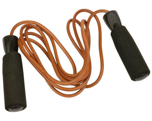 Urban Fitness 2.7m Leather Jump Rope